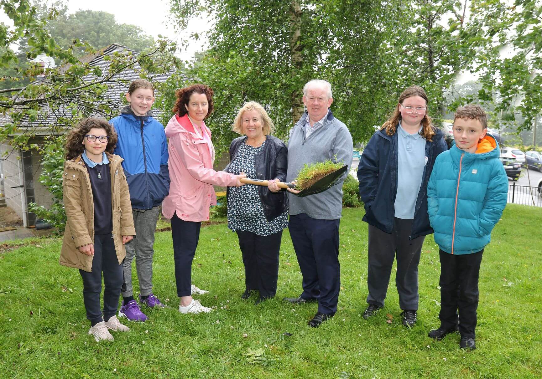 Turning of the Sod at Kilnamanagh Community National School