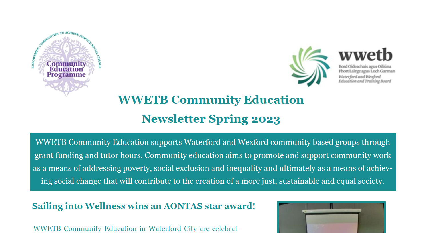 Community Education Spring 2023 Newsletter
