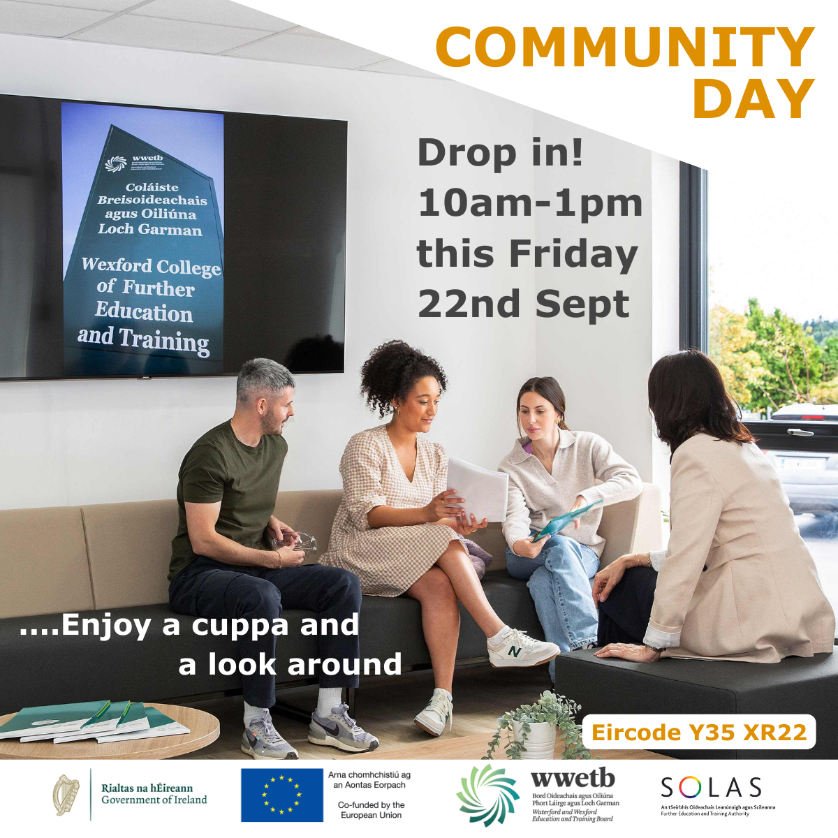 Community Day at our New Wexford College of Further Education and Training