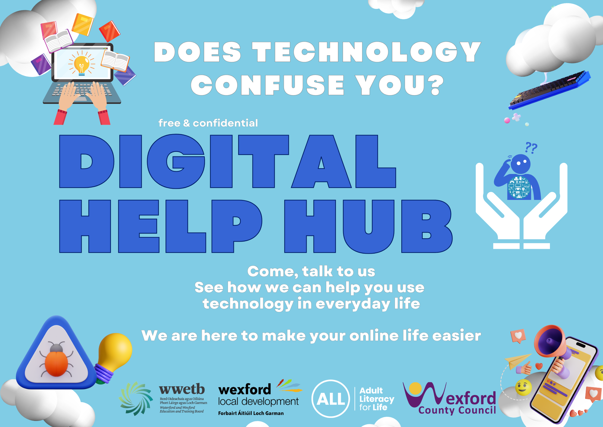 The ALL Digital Help Hub is now in Enniscorthy!
