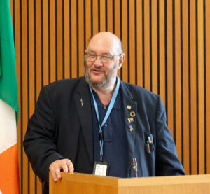 Michael O Brien, Innovation & Development Manager WWETB addressing guests at the HPBA website launch.