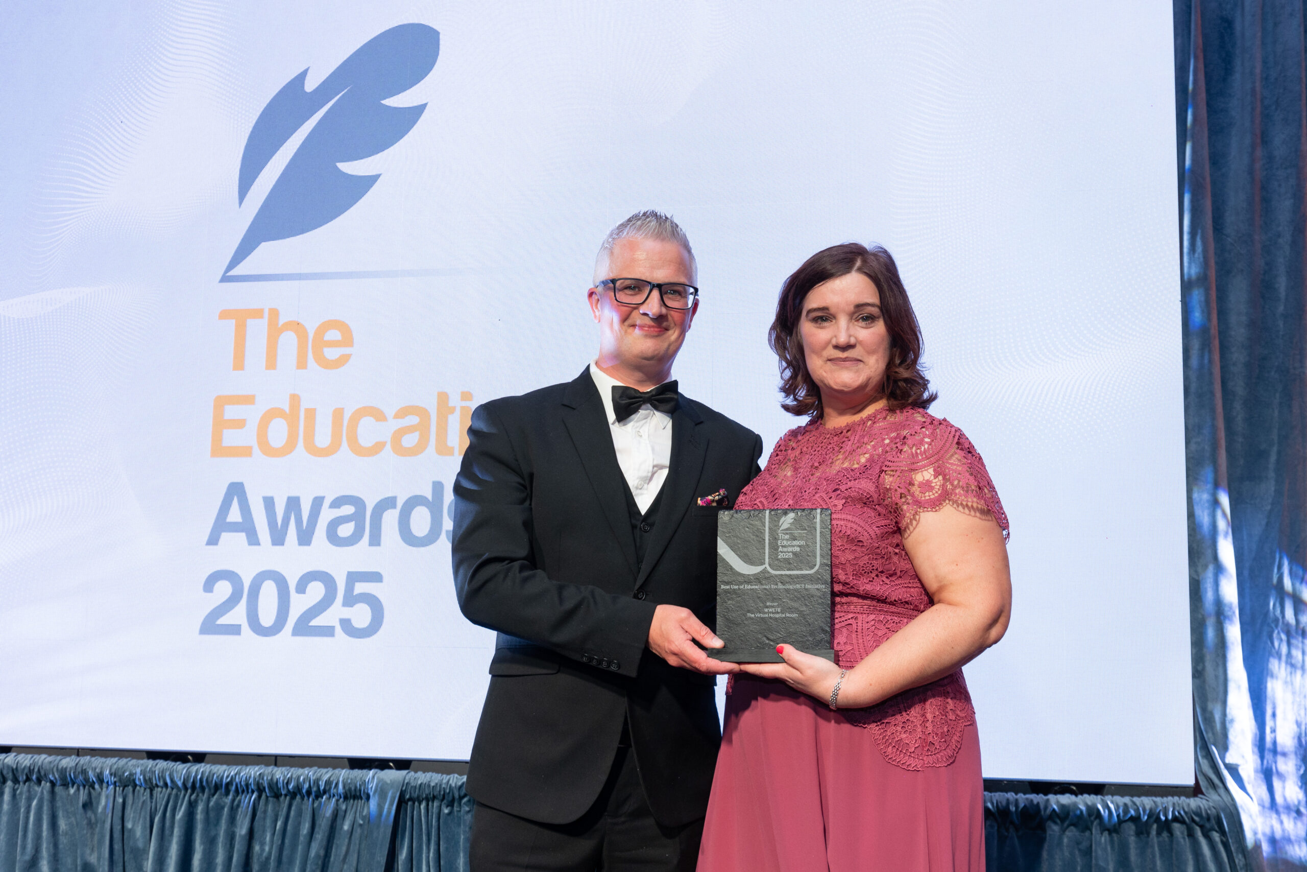 WWETB wins at the Education Awards 2025 with our Virtual Hospital Room