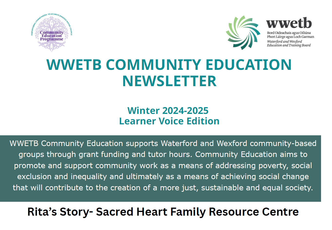 Community Education Winter 2024-2025 Newsletter
